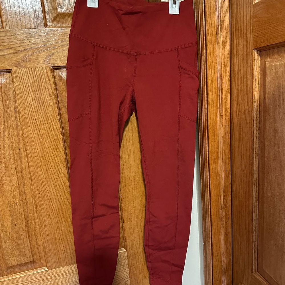 Yogalicious Women’s Red/Rust Leggings
